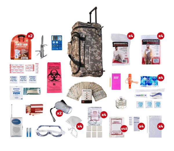 4 Person Deluxe Survival Kit