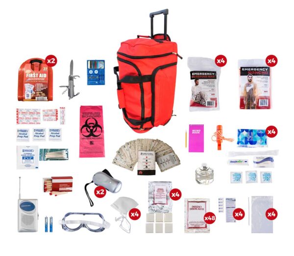 4 Person Deluxe Survival Kit